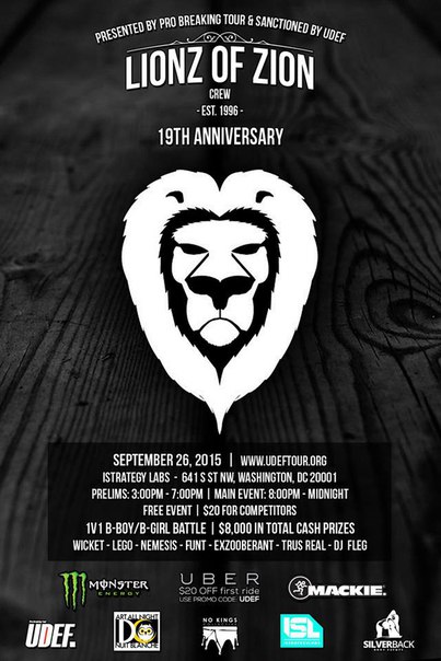 Lionz of Zion 19th Anniversary