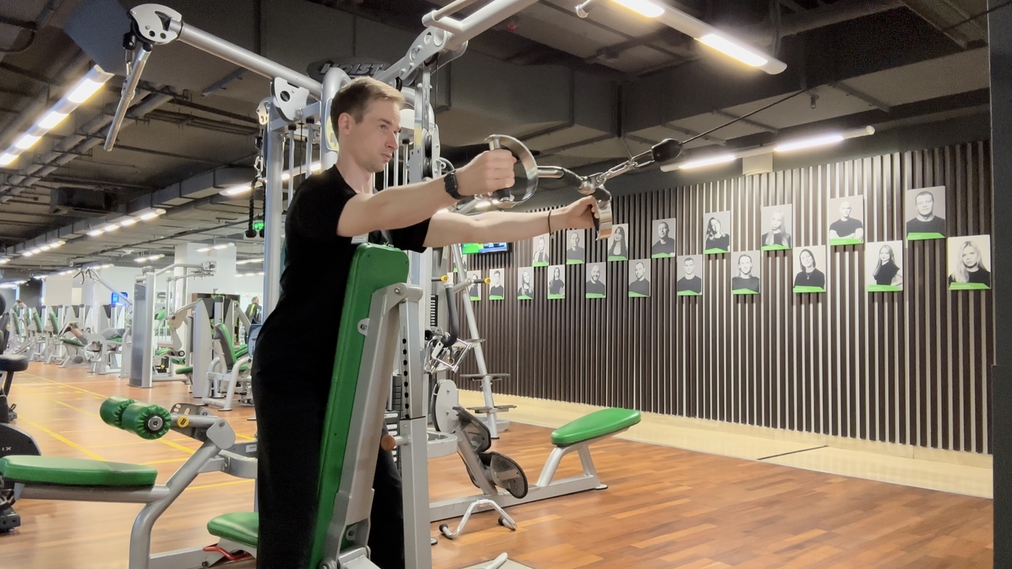 Горизонтальная ТПР с упором грудью