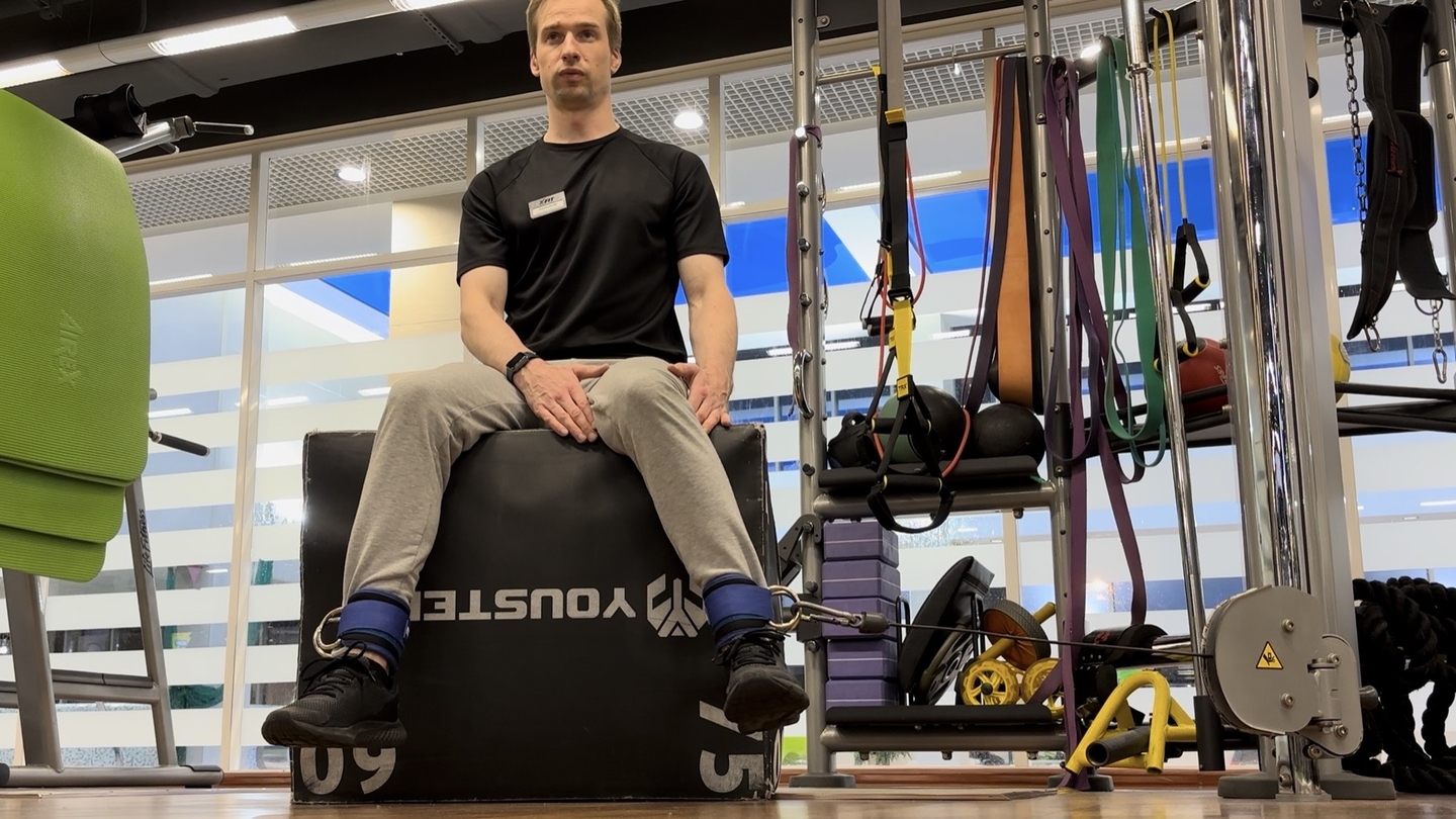 Наружное вращение бедра с амортизатором/тросом/бэндом