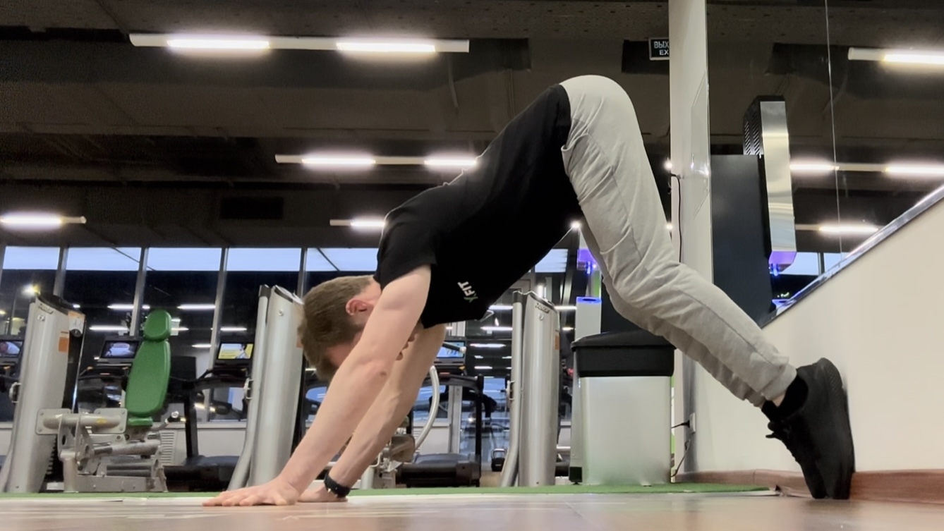 Pseudo planche raises (Planche leans (dynamic))