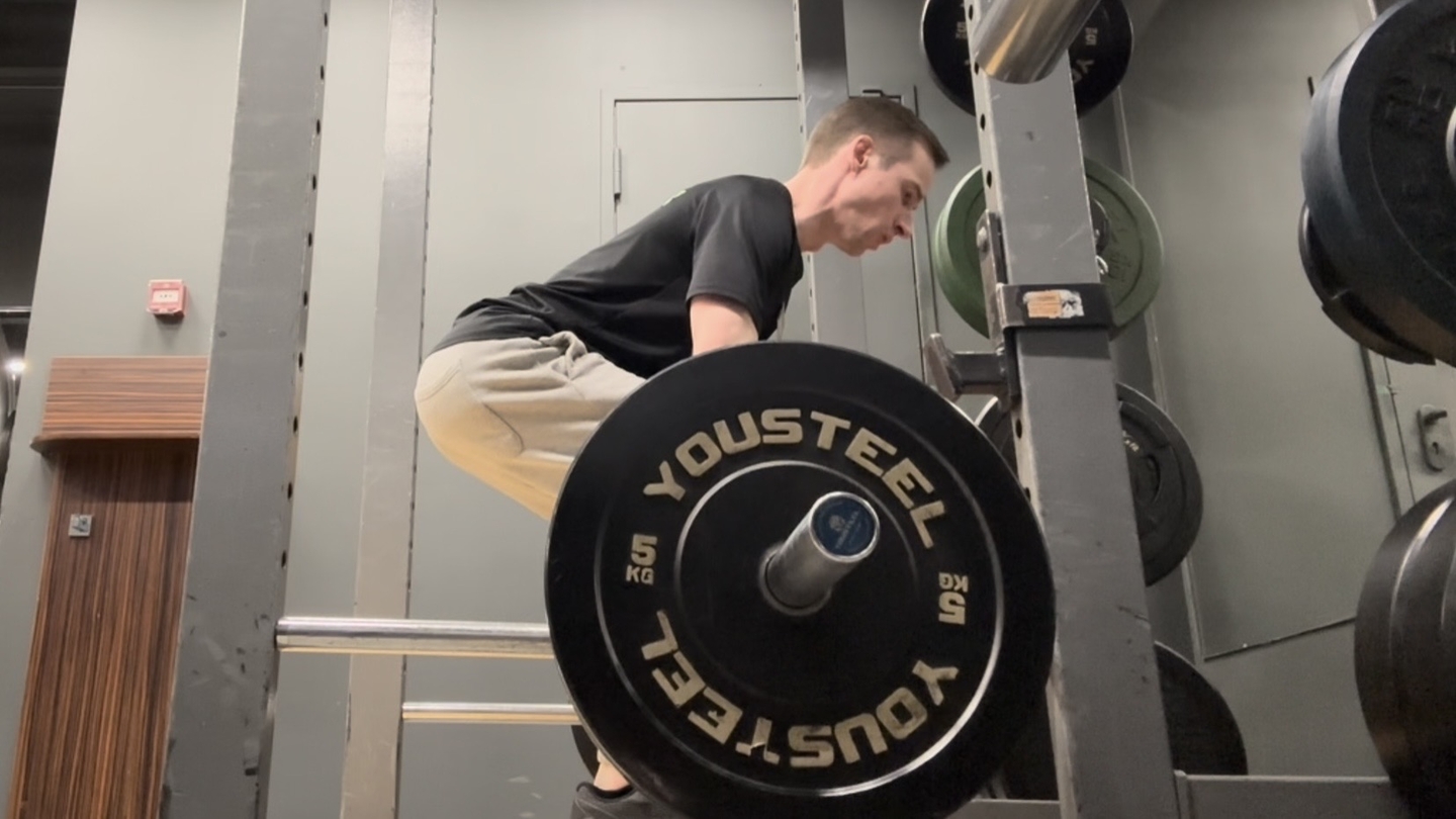 Становая тяга с пола