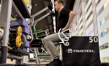 Отработка навыка независимого наклона таза в облегчённых условиях