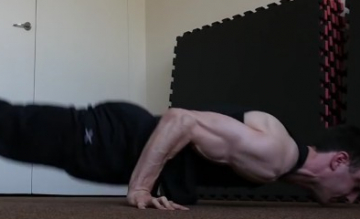 Planche push-ups (отжимания в горизонте)