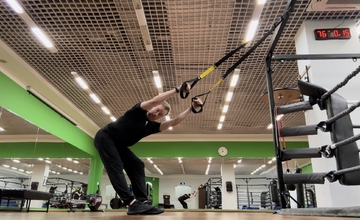 TRX – растягивание мышц верха спины/поясницы(+ c ротацией) / TRX Upper/Lower Back (with rotation) Stretch