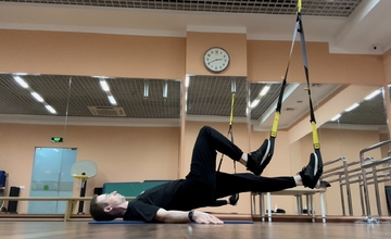 TRX- “Велосипед” / TRX Hamstring Runner