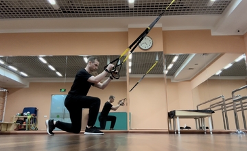 TRX – Выпад с шагом назад / TRX Step Back Lunge/TRX Assisted Lunge