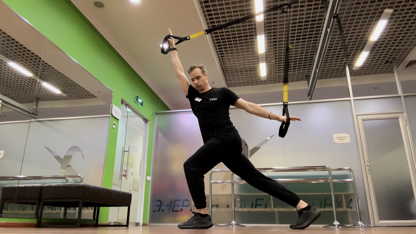 TRX Растягивание мышц груди и корпуса / TRX Chest and torso stretch