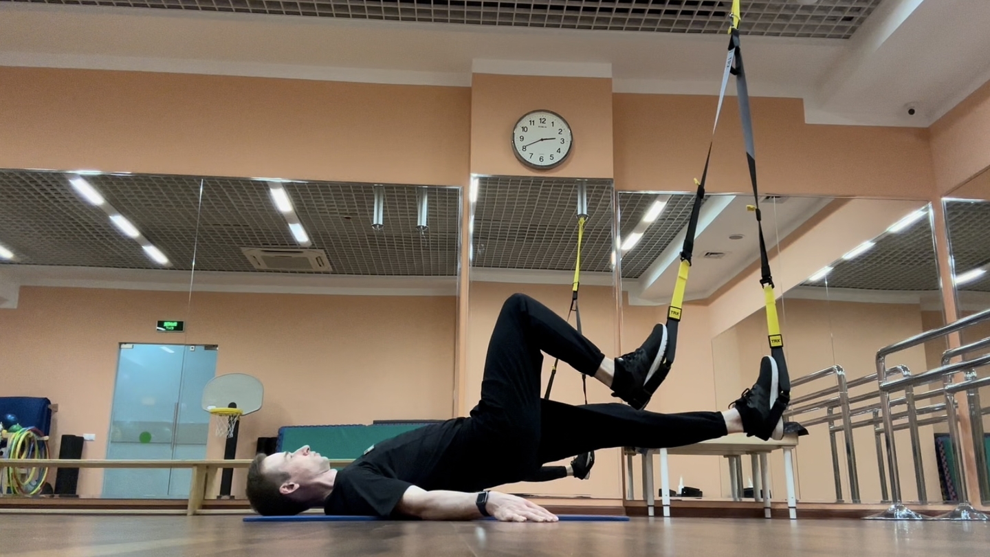 TRX- “Велосипед” / TRX Hamstring Runner