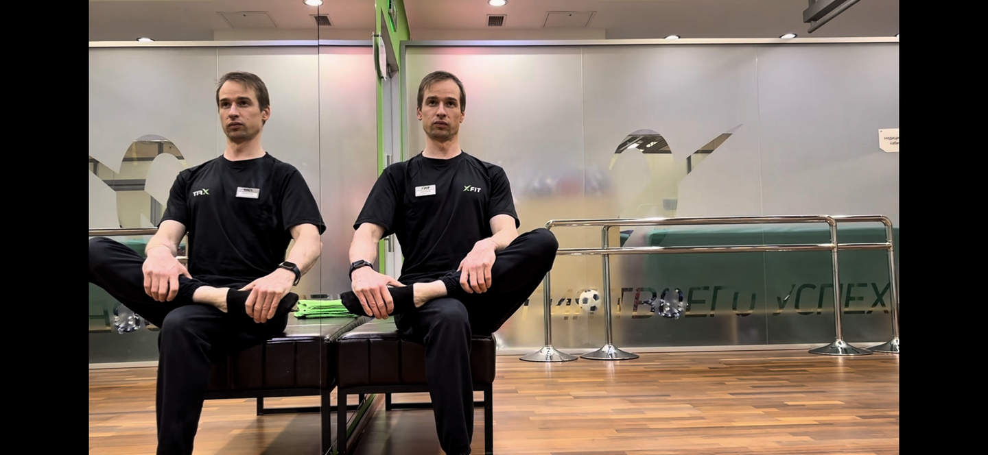 3 Растяжка тыльной части стопы и нижней части ноги